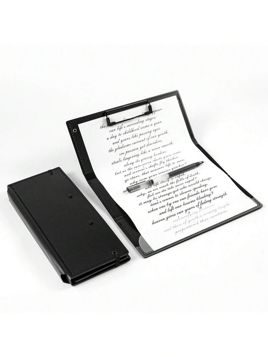 现货供应 重型防水人体工学美式三折护士写字板，优质坚固PP材质医疗图表文件夹，轻巧便携可折叠书写板，适用于医院和诊所 | 护士医疗写字板，三折护理图表文件夹，便携式医院书写板，医疗办公室必备