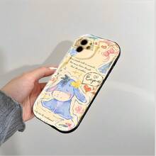 This Disney "Winnie The Pooh" Cartoon Character Phone Case Features A Cute And Playful Design, A Simple And Stylish Appearance, And A Smooth Feel. It Offers Camera Protection And A Curved, Wavy Design, Making It An Ideal Choice For Girls.  Compatible With IPhone 17/16/15/14/13/...12/11/XR/XS/X Series, It's The Perfect Gift For Family And Friends. This Stylish Phone Case Features A Fun Cartoon Character Design And Is Made From Lightweight And Durable Materials. - 無色 - 查看 6