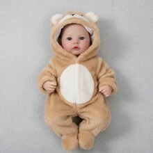 Búp bê Meadow Reborn 45cm, búp bê bé gái toàn thân bằng silicon mềm 18 inch, da vẽ 3D, gân nổi rõ, tay chân bằng vinyl, tóc vẽ tay sống động như thật, búp bê nghệ thuật thủ công - Búp bê nghệ thuật sưu tầm, quà tặng Giáng sinh/Sinh nhật/Lễ Tạ ơn - Nhiều màu - Xem 7