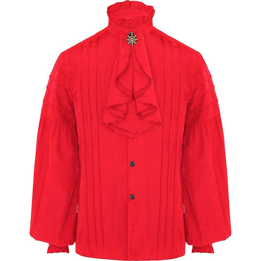 Men Cosplay Clothing - Red - View 1