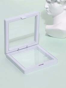 10pcs/1pc Clear Membrane Box Earring Jewelry Storage Box, Portable Anti-Oxidation PE Membrane Earring Clip Necklace Gift Box, Anti-Dust Oxidation-Proof Jewelry Box, PE Membrane Jewelry Storage Box For Rings, Earrings, Bracelets, Necklaces: Portable Earring Rings Necklace Anti-Oxidation Small Elegant Jewelry Hanging Display Box - White - View 8