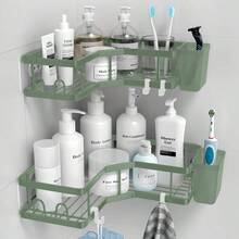 Suportes para Chuveiro e Prateleiras de Chuveiro - branco - Ver 11
