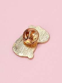 1pc Cute Capybara Animal Zinc Alloy Brooch, Suitable For Women To Decorate Clothing And Bags For Daily Wear - one-size - View 2