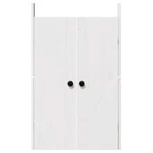 vidaXL Porte de cuisine branco 50 x 9 x 82 cm Bois de pin massif - Branco - Ver 5