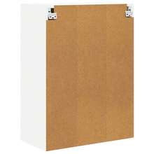 vidaXL Armoire suspendue Blanc 60 x 31 x 80 cm Bois d'ingénierie - Blanc - Voir 8