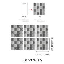 6pcs Mosaic Pattern Kitchen Sticker - Multicolor - View 11
