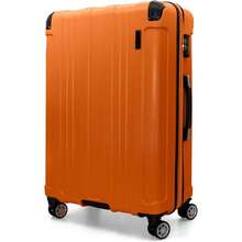 Bravo Expandable Hardside Suitcases With Spinner Wheels, Rolling Travel Bag Bundle, Lightweight ABS Hardshell, 3-Piece Hardside Luggage Set (Orange, Medium 29") - Orange - View 1