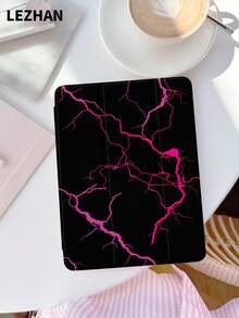 1个闪电图案平板电脑保护套，兼容iPad 10.2英寸、iPad Pro 11英寸（2021/2020/第十代）、iPad Mini 4/5/6、Galaxy Tab A8 10.5英寸（2022）、Matepad 10.4英寸/平板电脑，带笔槽，防摔，带支架，可保护平板电脑，适合送给孩子/家人/2026年底使用。 - 彩色 - 查看 4