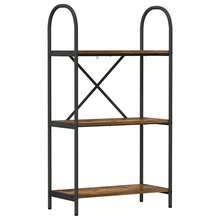 vidaXL Étagère Chêne fumé 60 x 30 x 109 cm Bois d'ingénierie - Castano - Visualizzare 2