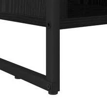 vidaXL Bibliothèque Chêne noir 99,5 x 30 x 108,5 cm Bois d'ingénierie - Noir - Voir 9