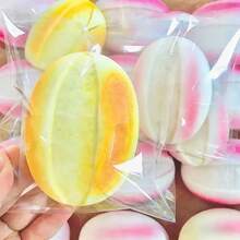 双色裂纹面包慢回弹挤压玩具，糖果软萌减压玩具 - 彩色 - 查看 7