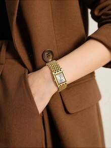 1pc Women's Casual Fashion Versatile Minimalist Quartz Watch, Suitable For Daily Wear - one-size - View 4