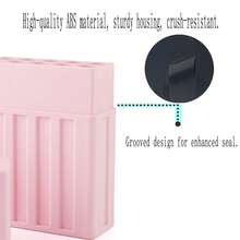 SZBTKBEST 10-Hole/5-Hole King Size Pre-Roll Cone Holder Case | Classic Pre Rolled Cone Storage Box,Pre-Roll ABS Storage Box Odor-Proof & Waterproof - Ideal For Freshness, Perfect For Home,Outdoor Use, Storage Boxes For King Size