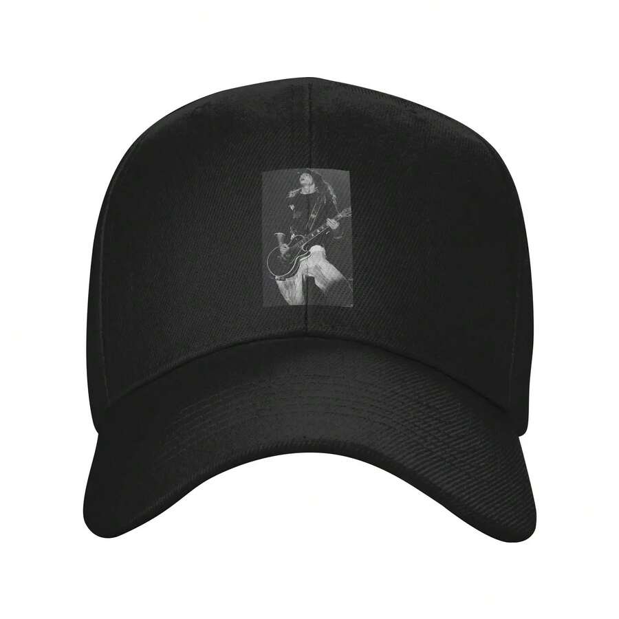 Unisex Baseball Hats Tokio Hotel Tom Kaulitz Music Band Outdoor Summer Sports Baseball Caps Hip Hop Cap Casquette Hats - màu đen - Xem 1