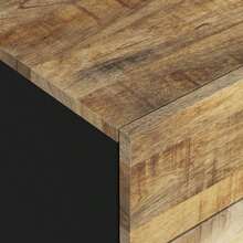 vidaXL Comodino 50x33x60 cm Legno di manguier e d'ingénierie - Castano - Visualizzare 6