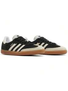 Adidas Wmns Samba OG 'Maroon Cream White Gold'IH3979 Christmas Gift | Retro Heritage Style, Timeless Silhouette - 黑色 - 查看 3