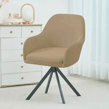 1pc High Back T-Shaped Cushion Chair Cover - Stretchy Polyester Fabric, Machine Washable, Suitable For Office, Hotel And Dining Chairs, Modern Style, Fashionable Chair Slipcover | Modern Chair Cover | Stretchy Fabric - Multicolor - View 17