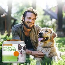 Probiotic Supplements For Dogs -120 Chewable Tablets To Enhance Dogs' Immunity, Suitable For All Varieties Of Probiotic Dog Food - 1 - 查看 10