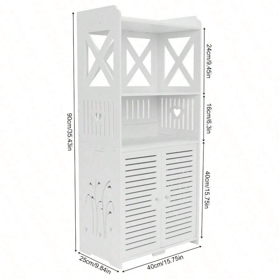 Storage Cabinets - White - View 1