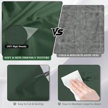 Waterproof Canvas Fabric By The Yard 150D Double-Layer Nylon Upholstery Fabric For Chairs Patio 58\ W Outdoor Water Resistant Canvas Polyester Material For Sewing Bags, 1 Yard Dark Green - 深綠色 - 查看 5