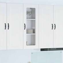 vidaXL Armário de cozinha Kalmar Blanc brilhante 40 x 31 x 100 cm - Branco - Ver 1