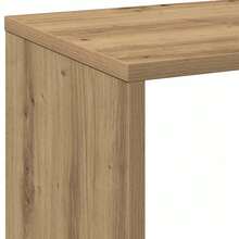 vidaXL Étagère séparée de pièce chêne artisanal 69,5x29x103,5 cm - Tabac - Voir 10