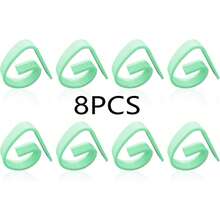 8/12 szt. plastikowych klipsów do obrusów, trwałych, antypoślizgowych, dostępnych w wielu żywych kolorach, idealnych na spotkania rodzinne, pikniki na świeżym powietrzu i imprezy - doskonałych dla gospodyń domowych, organizatorów przyjęć i entuzjastów spędzania czasu na świeżym powietrzu. - Wielokolorowe - Zobacz 15