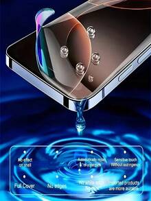 3片装高清水凝胶膜，兼容 17/16/15/14/13/12/11/Plus/X/XS/XR/XS Max/17 Pro Max/17 Air/16 Pro Max/15 Pro Max/16 Pro，柔软屏幕保护膜，兼容Dynamic Island，防刮花，防指纹，全覆盖[非玻璃] - 3Pcs - 查看 9