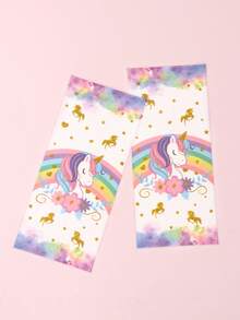 100个独角兽礼品袋，彩虹独角兽糖果袋，独角兽生日派对礼品包装袋，独角兽主题派对桌面装饰，婚礼装饰糖果袋，婴儿派对装饰，性别揭晓派对装饰，新娘送礼会装饰，派对回礼包装用品，彩虹独角兽装饰品，烘焙袋和包装袋，生日礼物，派对回礼 - 獨角獸 - 查看 8