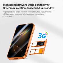 The SOYES ONEMYTH Mini Phone Design Is Very Thoughtful! Its 3.0-Inch Screen Provides A Clear Display, Comfortable Viewing Experience, 3G Network Connectivity, And Smooth Android 8.1 System Operation. The 900mAh Battery Provides Ample Battery Life, And The 5MP Camera Can Quickly Capture Wonderful Moments. - Silver - View 8