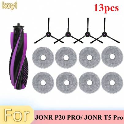 Kit de accesorios para aspiradora JONR P20 PRO / JONR T5 Pro que incluye repuestos como cepillo principal, paños de limpieza, filtros HEPA, cepillos laterales