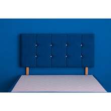 3ft Single Plush Velvet Cube Headboard 20inches - Cream Velvet - View 5