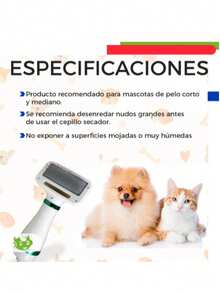Cepillo Secador Para Mascotas Slim Company Herramienta 2 En 1 Que Peina Y Seca Motor Silencioso Diseño Compacto Para Perros Y Gatos Ideal Para Uso Doméstico - Tipo de Enchufe A Japonés (100V) - Ver 5