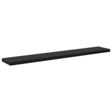 vidaXL 4-teiliges Bücherregal-Set, Schwarz, 60 x 10 x 1,5 cm, Holzwerkstoff - Schwarz - Übersicht 4