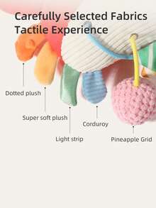 Quderbel 婴儿安抚娃娃毛绒挂件，儿童摇铃床铃风铃，婴儿座椅床健身架汽车挂饰，适合0-3岁男孩和女孩，新年礼物 - 多 - 查看 9