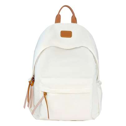 Clase de estudiante mochila de gran capacidad simple mochila versátil para hombres y mujeres mochila multicolor opcional