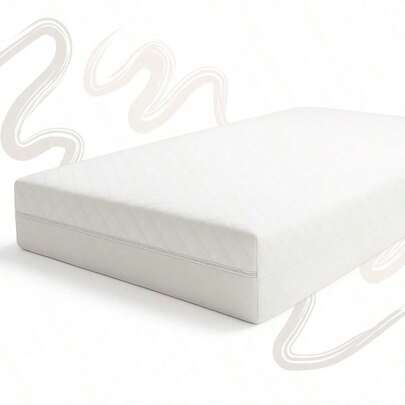 Baby Cot Mattress 140 X 70 X 10cm – Firm & Breathable – Waterproof, Hypoallergenic, Washable Cover – Fits Standard Travel Cot Beds