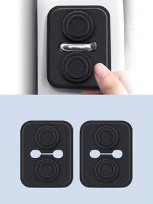 Silicone Car Door Lock Cover – Triple-Layer Shock Absorption Pad, Noise Reduction & Dustproof Protection For Door Latch, Anti-Rust Guard With Soft Silicone, Easy Install For All Vehicles,Door Shock-Absorbing Buffer Sleeve, Door Lock Tongue Protective Sleeve - Door Lock Protective Cover - View 12