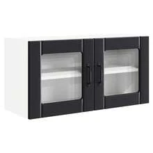 vidaXL Armadio da cucina Nero 80 x 31 x 40 cm Legno d'ingénierie - nero - Visualizzare 2