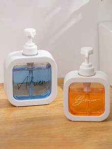 Botellas de tocador reutilizables personalizadas, adecuadas para champú, acondicionador, gel de baño, con dispensador de bomba de metal - 300ml - Ver 7