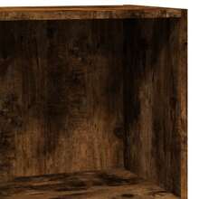 vidaXL Biblioteca chêne fumé 60x30x77 cm ingeniería de la madera - Marrón - Ver 7