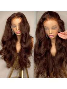 شعر مستعار جديد بكثافة 200٪ ، 13x6 ، 13x4 ، 5 * 5 ، 4 * 4 ، موجة الجسم ، شعر مستعار بدون غراء ، مقدم القص ، للمبتدئين ، 8-34 بوصة ، شعر برازيلي بشري ميسور التكلفة مقاوم للحرارة ، شعر مستعار اصطناعي للنساء للاستخدام اليومي والحفلات ، شعر مستعار شفاف بدون غراء مسبق الحلاقة ، لون بني داكن طويل موجي مسبق الحلاقة ، شعر مستعار بإغلاق دانتيل طبيعي المظهر ، موجة الجسم 13x4 شعر مستعار أمامي دانتيل من الأذن إلى الأذن مسبق الحلاقة - بني - مشاهدة 12