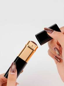 1支方形可伸缩化妆刷，适用于粉底液、膏状和修容粉等化妆品，歌舞伎式面部化妆刷，铝制手柄 - 彩色 - 查看 6