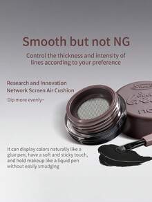 NOVO Waterproof Eyeliner Gel, Smudge-Proof, Long-Lasting, Beginner-Friendly Eyeliner Makeup, Easy Application To Enhance Eyes - 01# Graphite Black - View 8