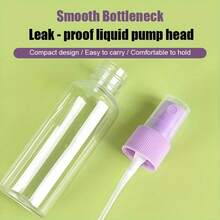 4/2/1pc Portable Travel Bottle Set, Pump Bottle, Lotion Bottle, Spray Bottle, Flip Cap Bottle - Multicolor - View 4