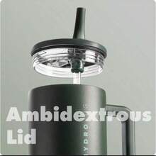 32oz/40oz Large-Capacity Vacuum Cup [One Cup For A Whole Day's Water Needs], 24-Hour Hot And Cold Retention, Essential For Outdoor Work & Sports, Coffee Checkered Design - 彩色 - 查看 11