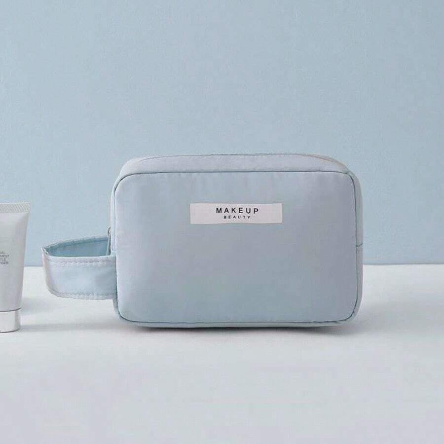 NECESSAIRE DE TECIDO 16CM - Azul bebê - Visão 1