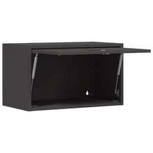 vidaXL Armadio murale per garage Nero 60 x 33 x 35 cm - nero - Visualizzare 5
