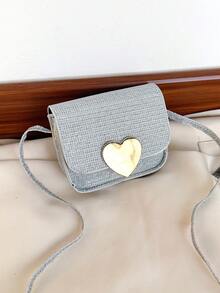 1Pc Kids Cross Shoulder Bag Square Bag Shoulder Bag Coin Purse, Lightweight And Portable Flip Closure, Suitable For Girls, Teenagers, Daughters, Girls, Schoolgirls, Junior High School Students, Etc., Daily Essentials , Also Ideal For Clothing - 543# - View 8