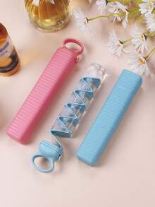 1个硅胶冰格 | 家用拉出式冰模，便携快速冷冻，厨房冰块模具